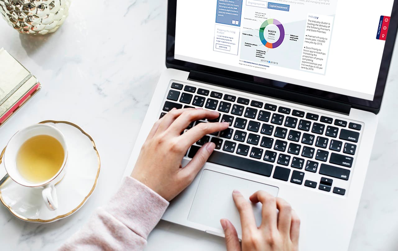NSW Government: Treasury — Creating an engaging way to visually browse the NSW Budget